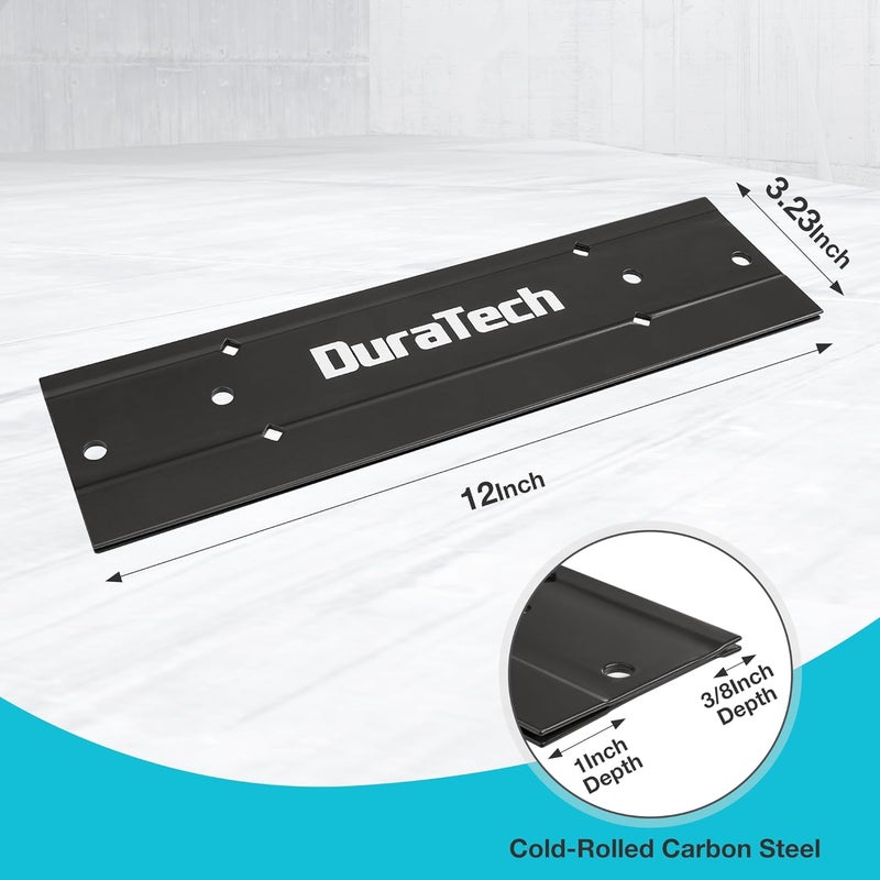 DURATECH 12 Inch Sheet Metal Bender, Folding Tool for Duct Bending, Hand Seamer with 3/8" & 1" Fold Depths, Ideal for HVAC, Roofing & Metal Fabrication, Gray - Image 2